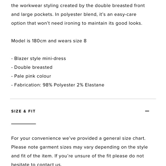 BARDOT FRIDA BLAZER DRESS SOFT PINK XXL - Picture 10 of 13